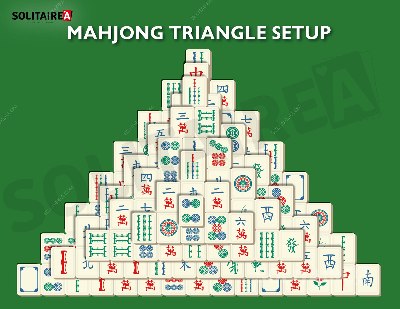 Mahjong Triangle - เค้าโครงสามเหลี่ยม