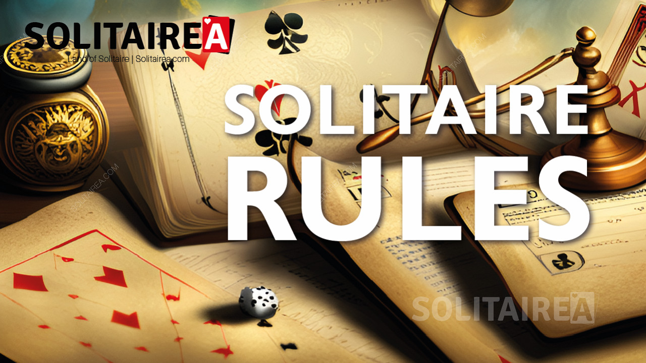 ฝึกฝนกฎของเกมในการเล่น Solitaire และเล่นอย่างมืออาชีพ